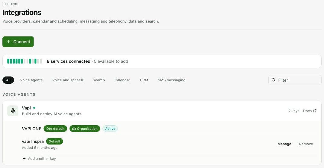 Integrations.